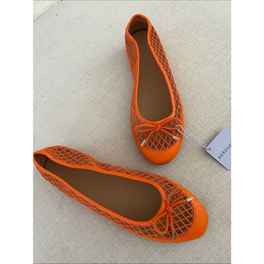 Aerosoles Women's Palma, Mesh Orange, Size 9.5, NWT No box - Picture 3 of 10